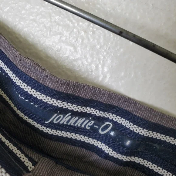 Johnnie-O Steel Gray Performance Woven Shorts Stretch Golf Casual Men's Size 34 - Picture 8 of 15